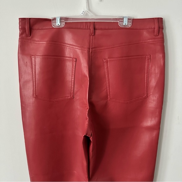 Sz 16 Aritzia WILFRED Melina Vegan Leather Pants, EUC - Picture 5 of 6